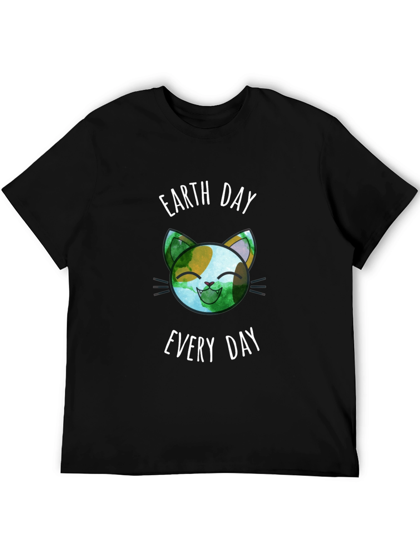 Camiseta Día de la Tierra Gato Ecológico