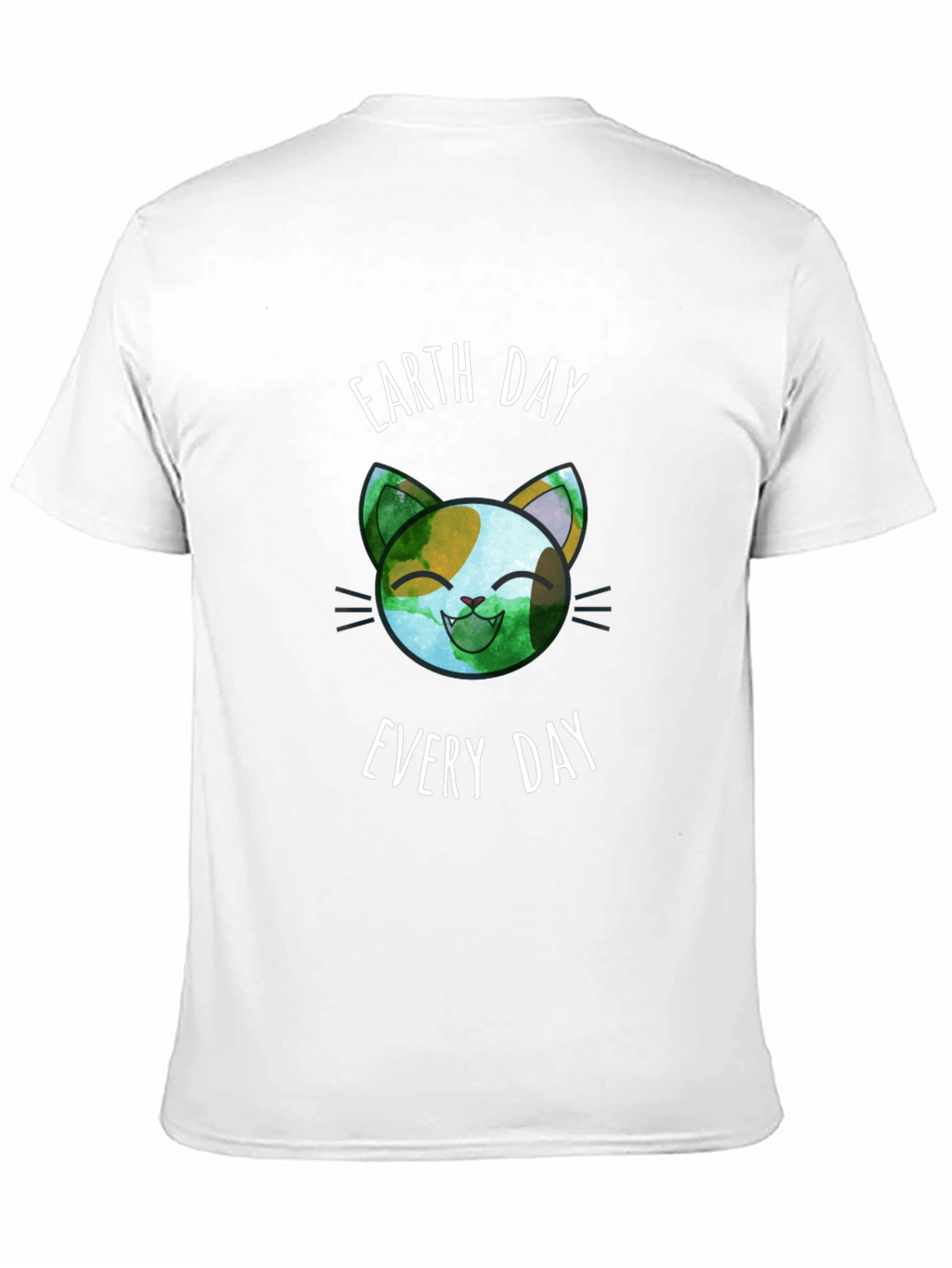 Camiseta Día de la Tierra Gato Ecológico