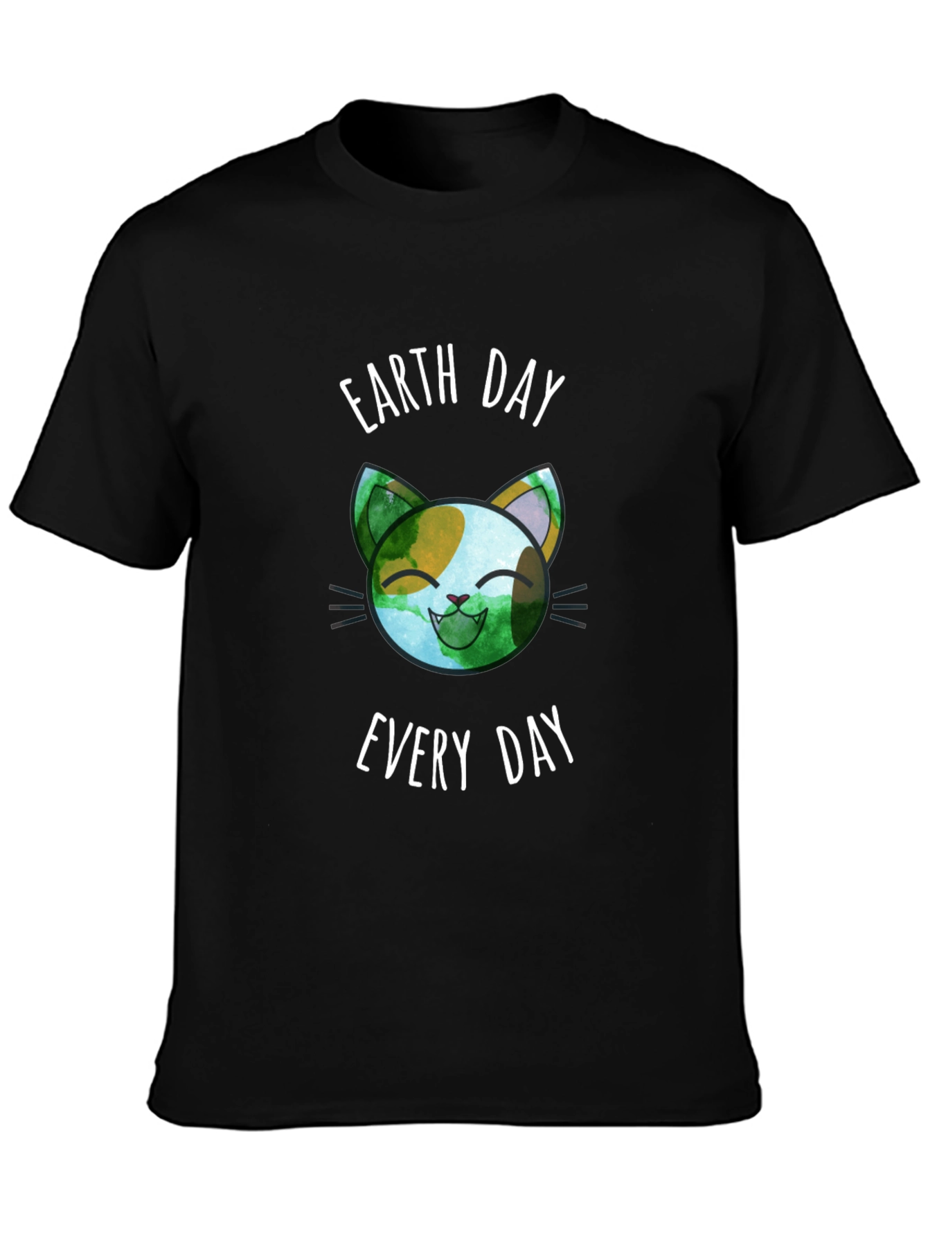 Camiseta Día de la Tierra Gato Ecológico