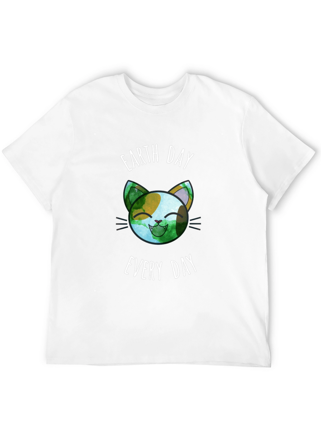 Camiseta Día de la Tierra Gato Ecológico