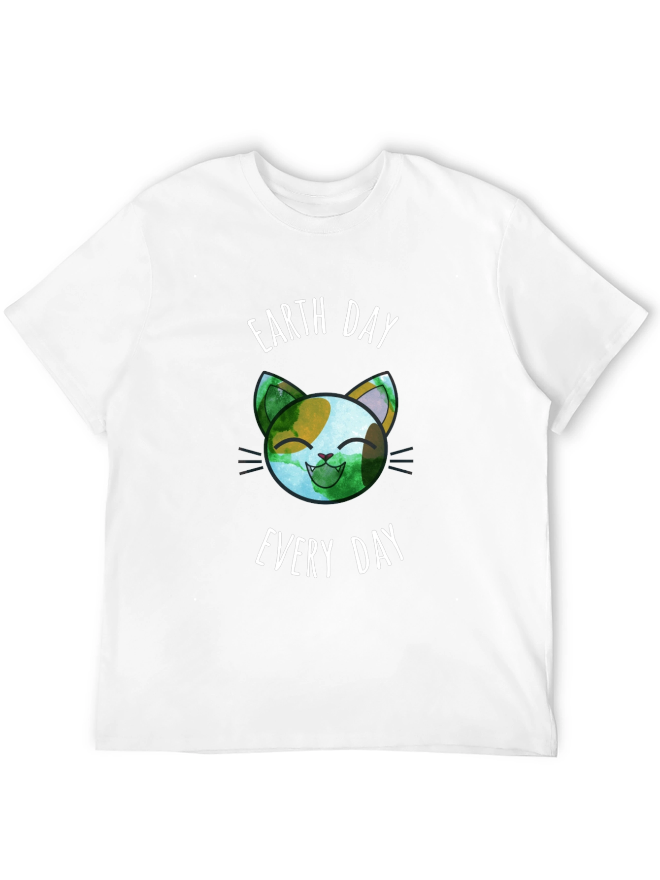 Camiseta Día de la Tierra Gato Ecológico