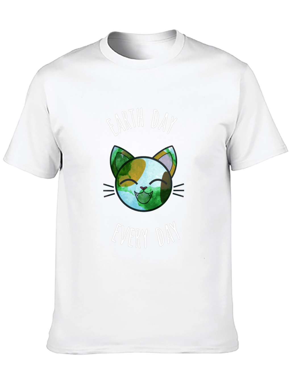Camiseta Día de la Tierra Gato Ecológico