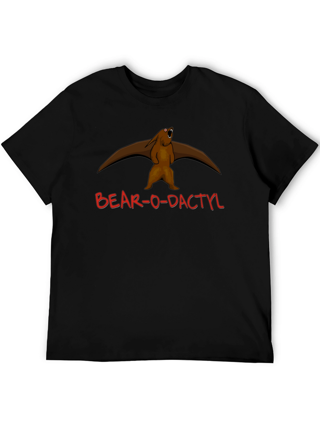 Camiseta Negra Bear-o-dactyl Original