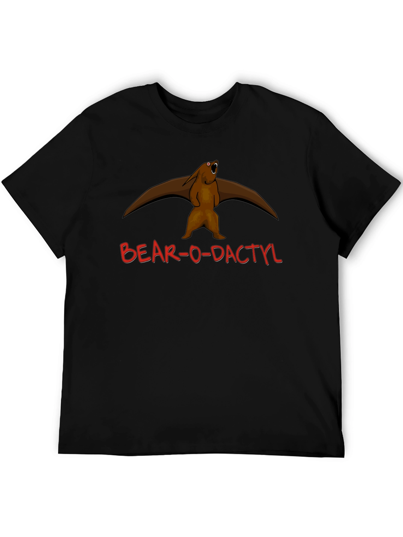 Camiseta Negra Bear-o-dactyl Original