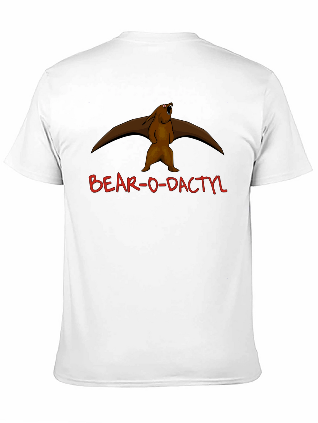 Camiseta Negra Bear-o-dactyl Original