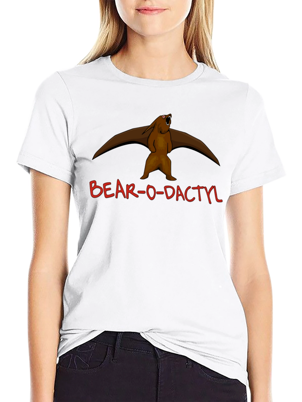 Camiseta Negra Bear-o-dactyl Original