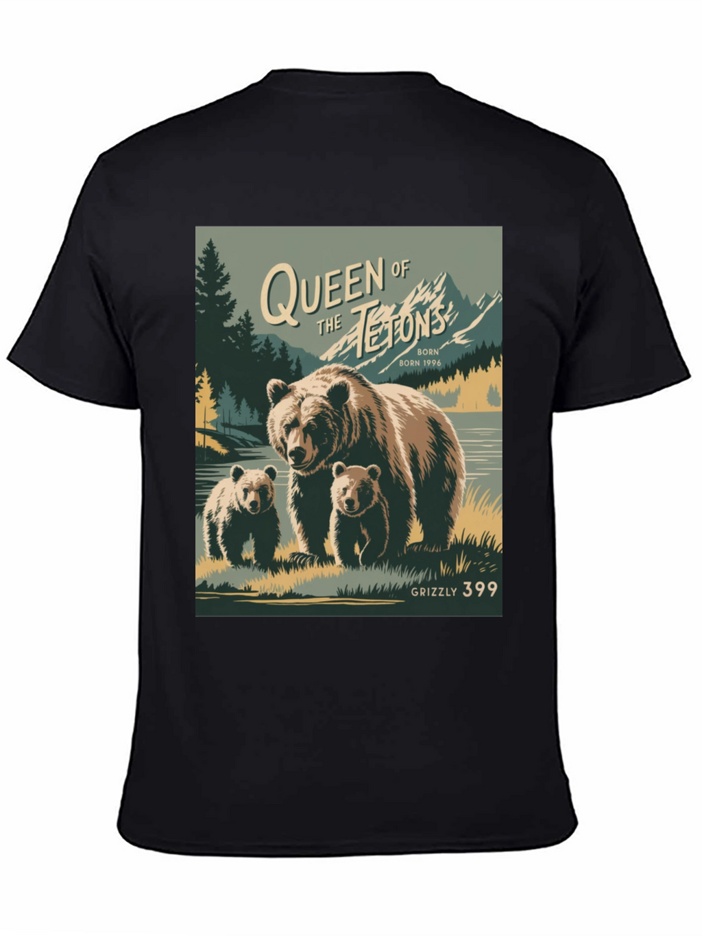 Camiseta Grizzly 399 Queen of Tetons