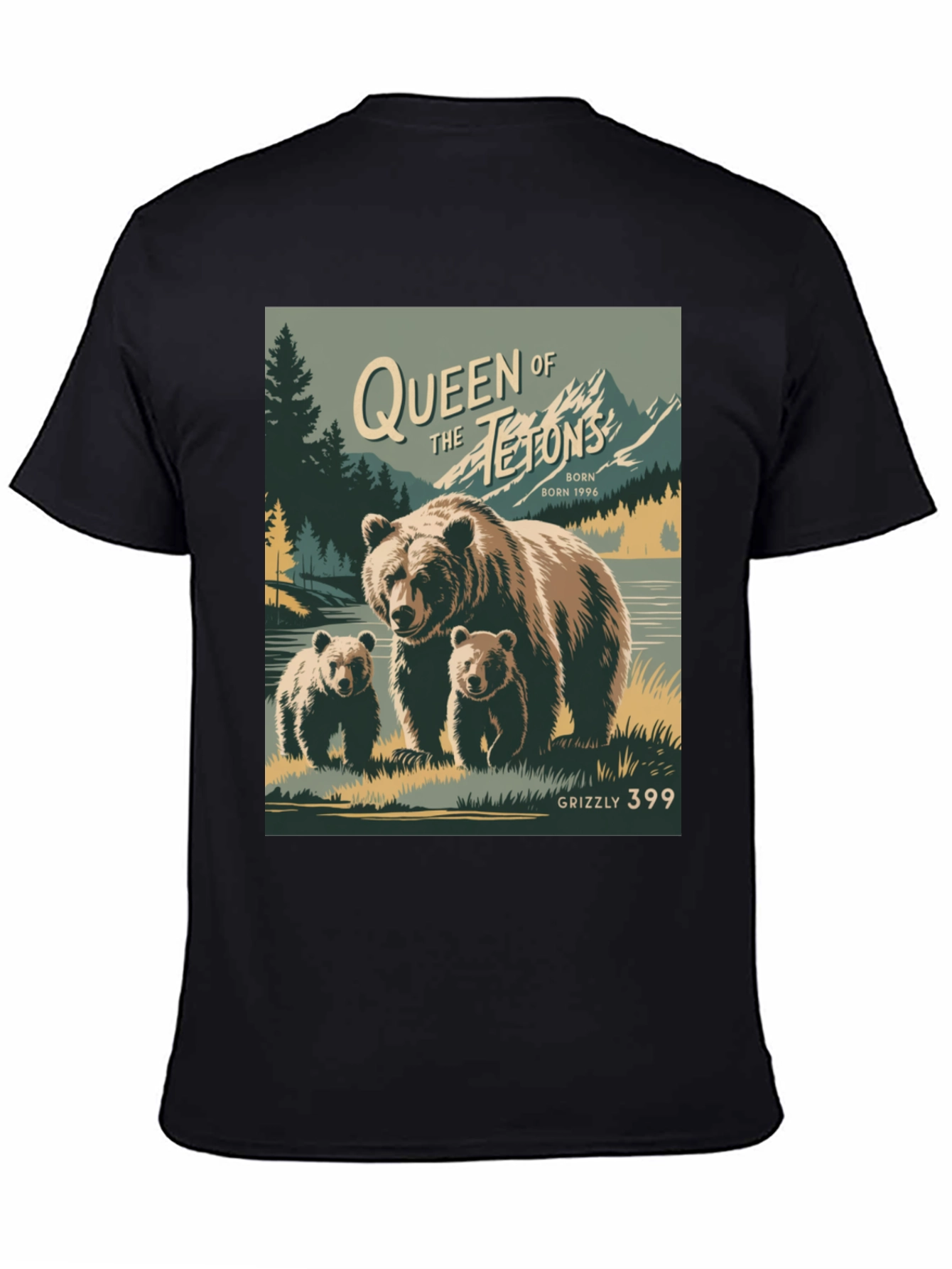 Camiseta Grizzly 399 Queen of Tetons