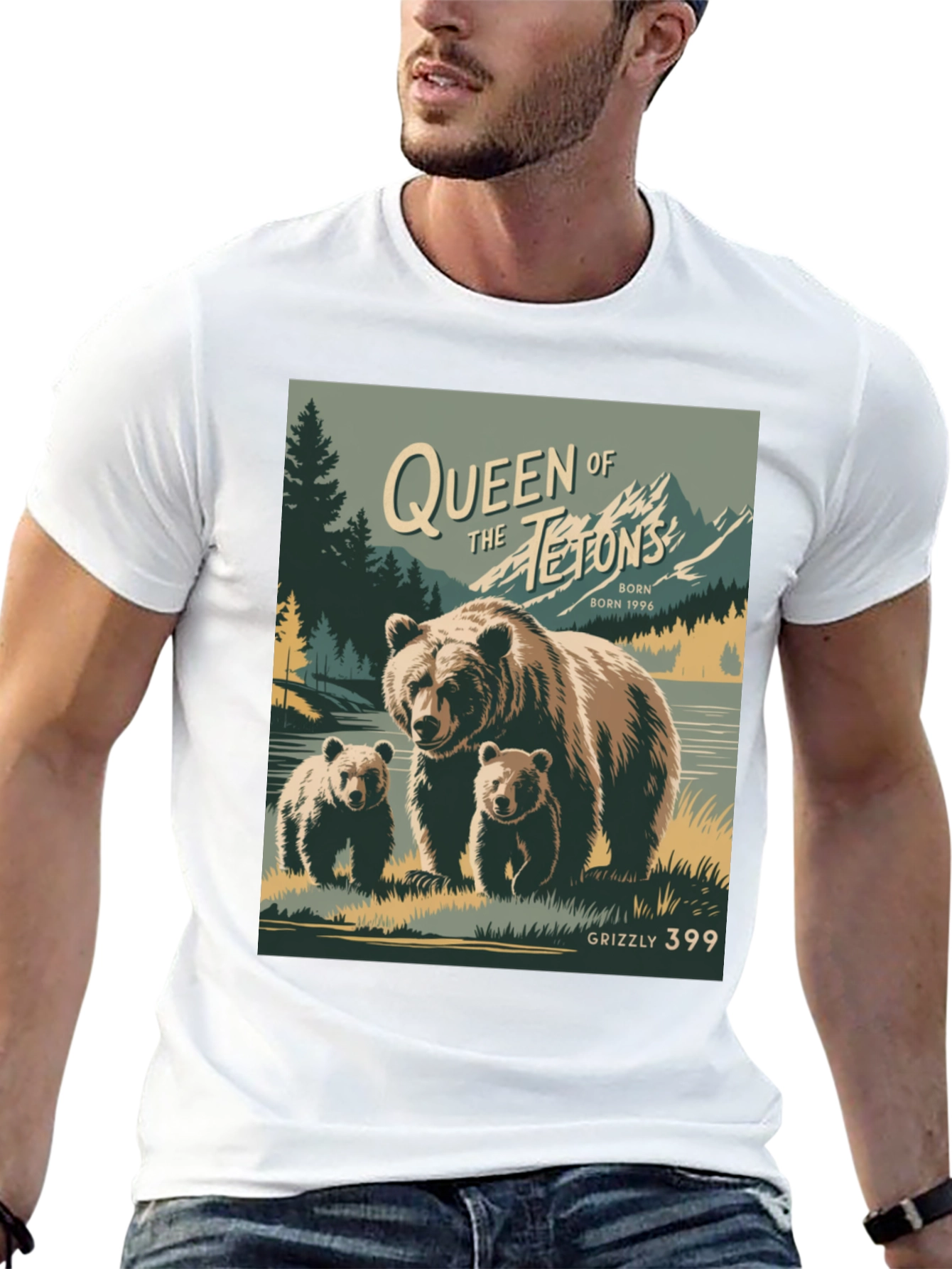Camiseta Grizzly 399 Queen of Tetons