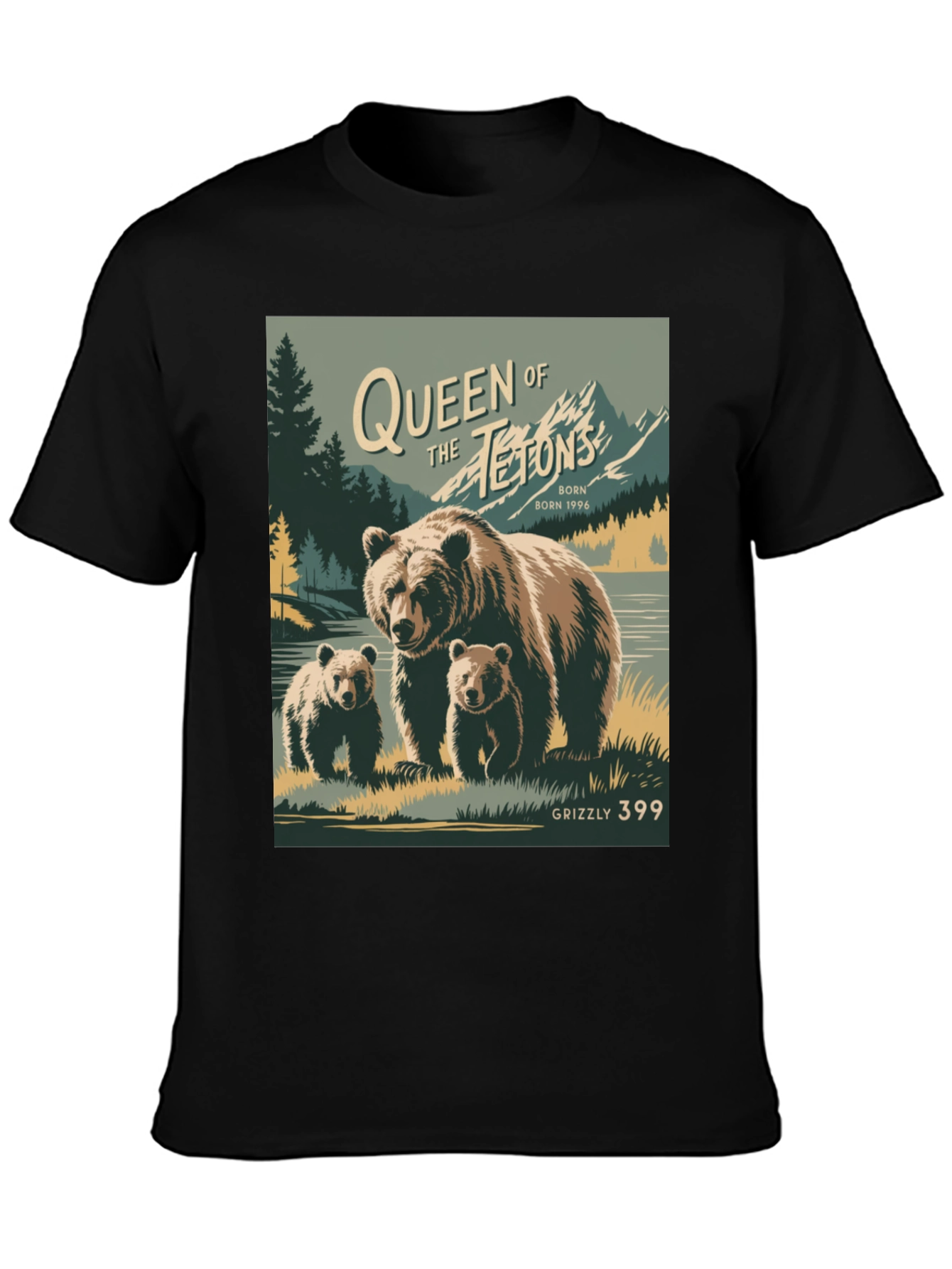 Camiseta Grizzly 399 Queen of Tetons