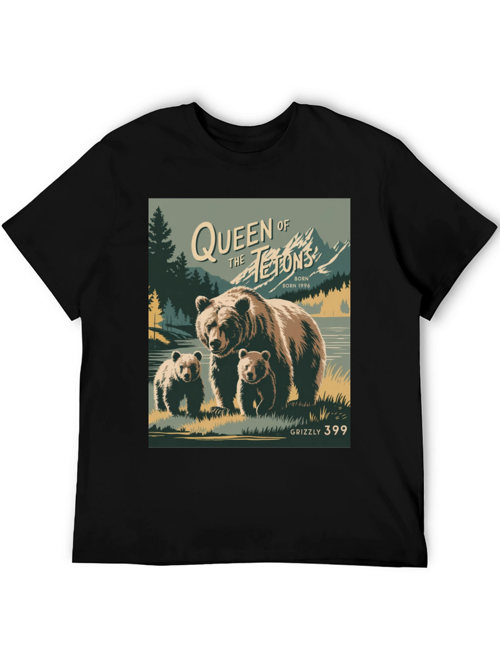 Camiseta Grizzly 399 Queen of Tetons
