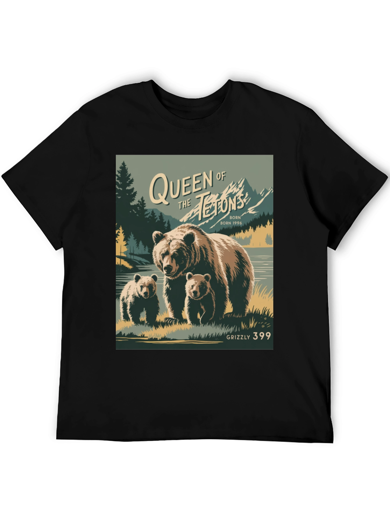 Camiseta Grizzly 399 Queen of Tetons