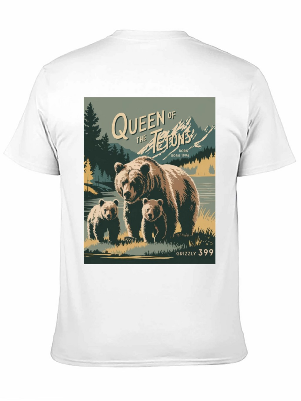 Camiseta Grizzly 399 Queen of Tetons