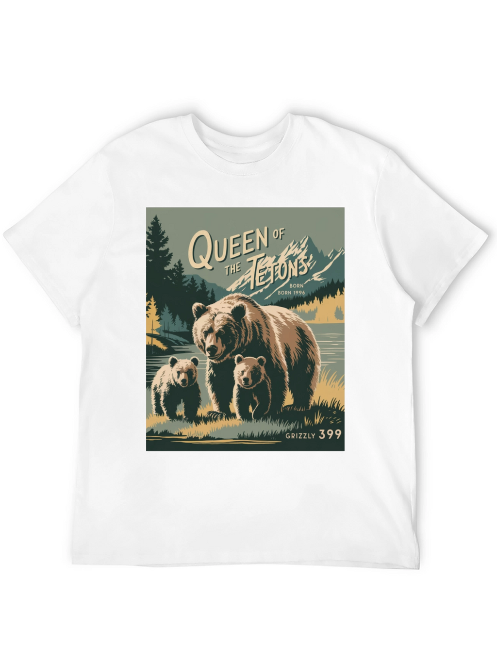 Camiseta Grizzly 399 Queen of Tetons