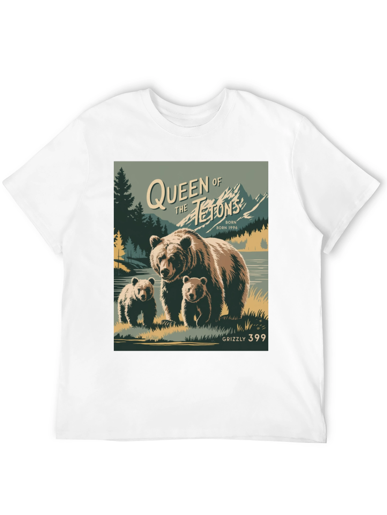 Camiseta Grizzly 399 Queen of Tetons