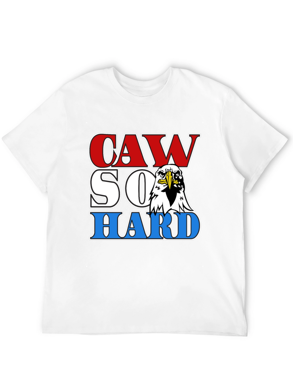 Camiseta Negra CAW SO HARD Águila Americana