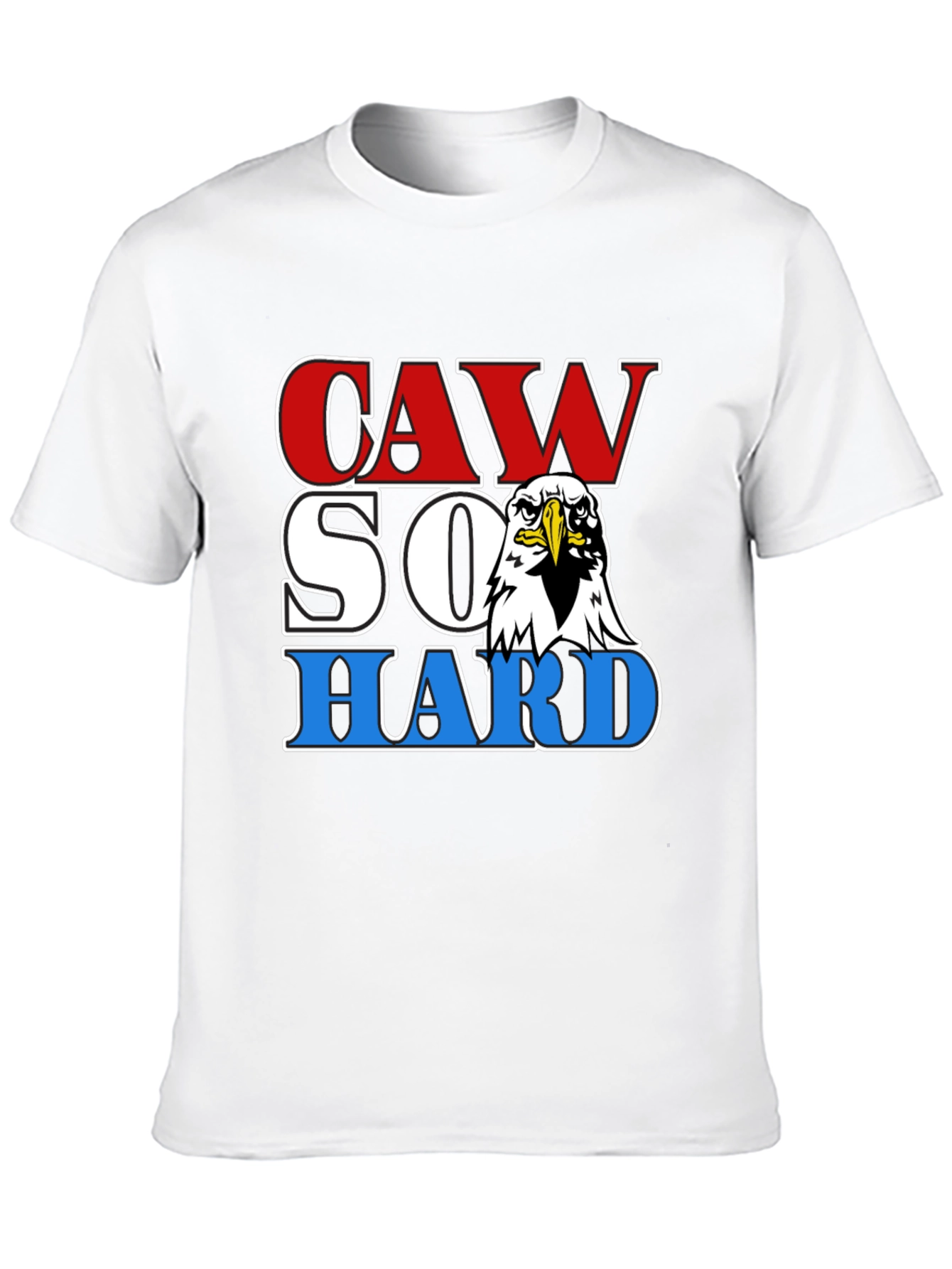 Camiseta Negra CAW SO HARD Águila Americana