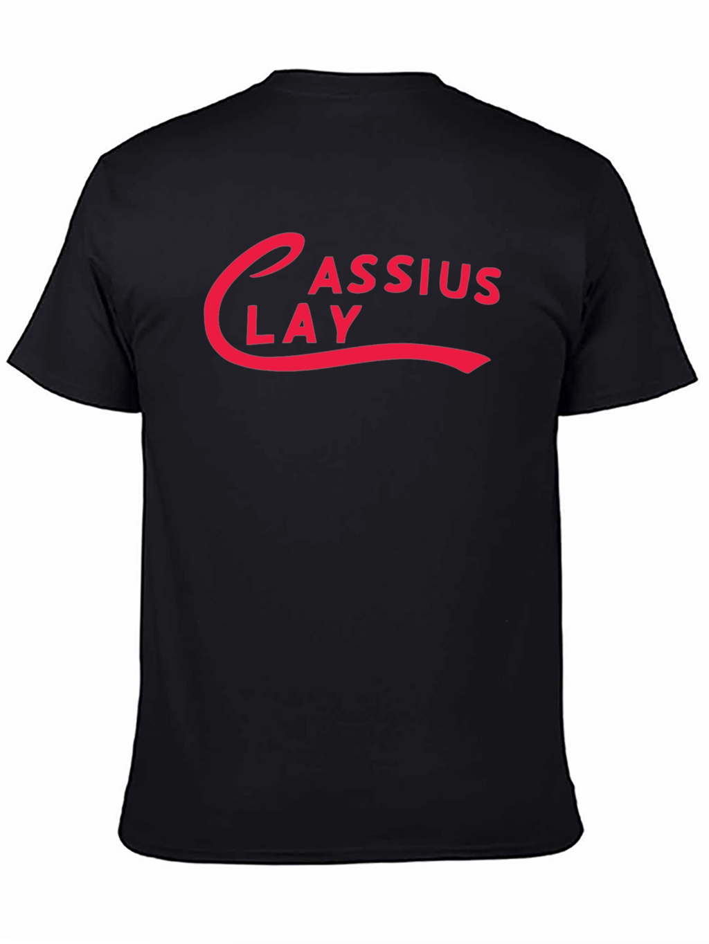 Camiseta Negra Cassius Clay - Estilo Retro