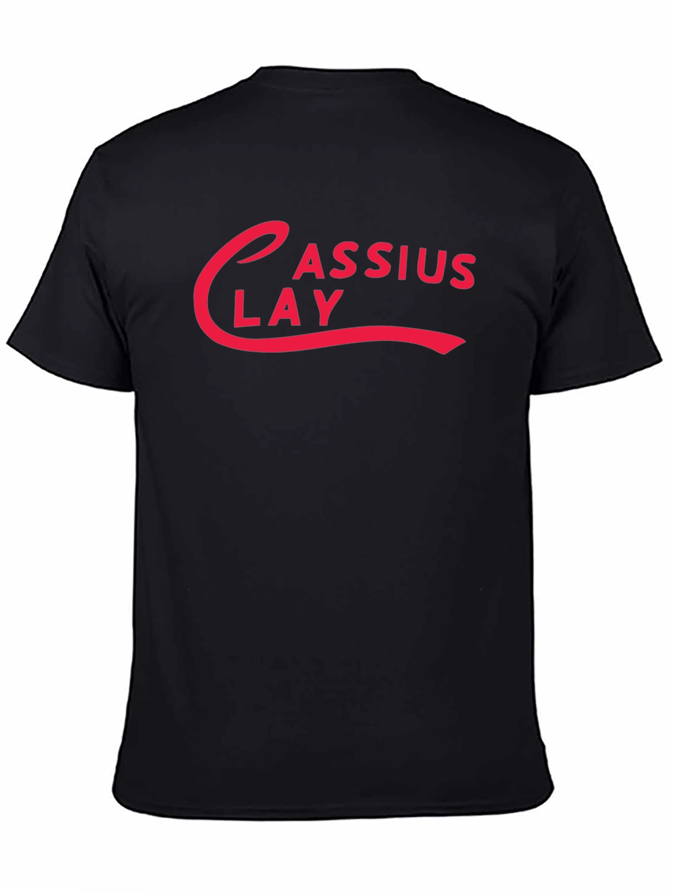 Camiseta Negra Cassius Clay - Estilo Retro