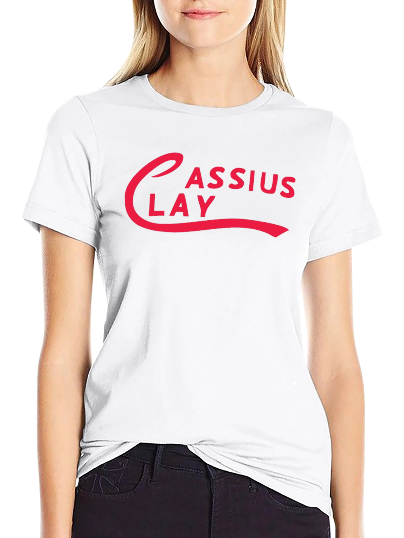 Camiseta Negra Cassius Clay - Estilo Retro