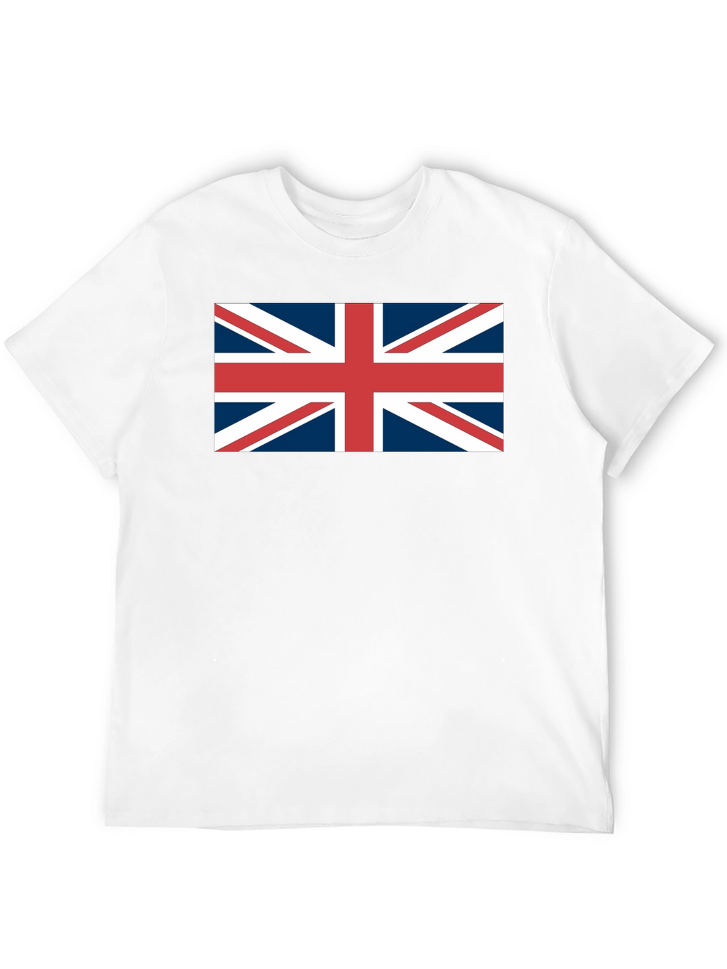Camiseta Negra con Bandera Británica