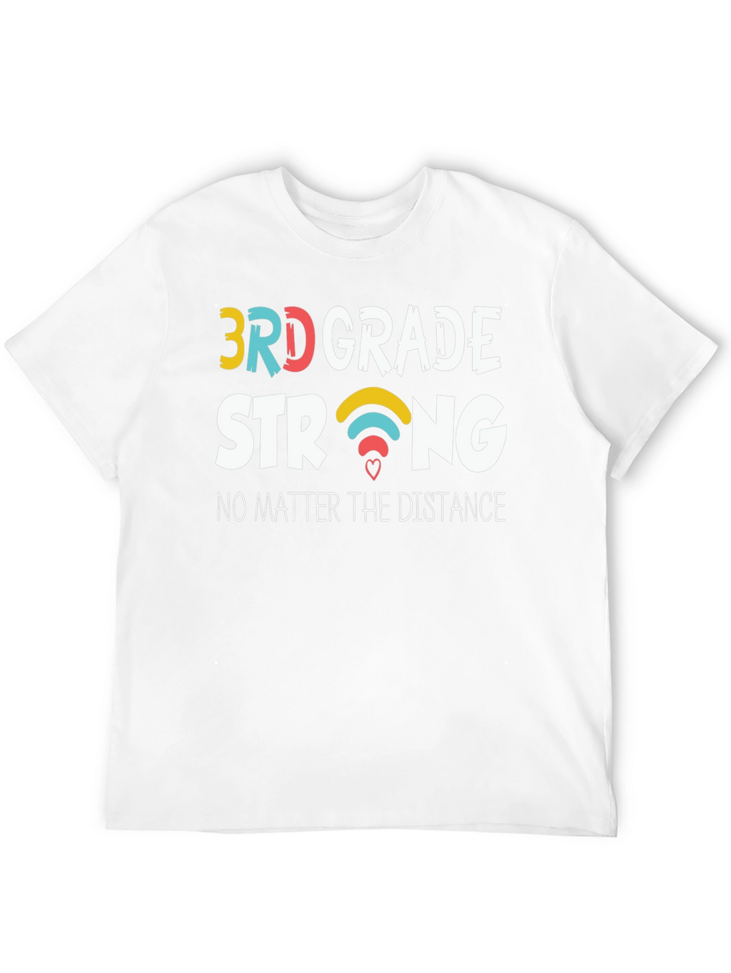 Camiseta 3er Grado Fuerte para estudiantes