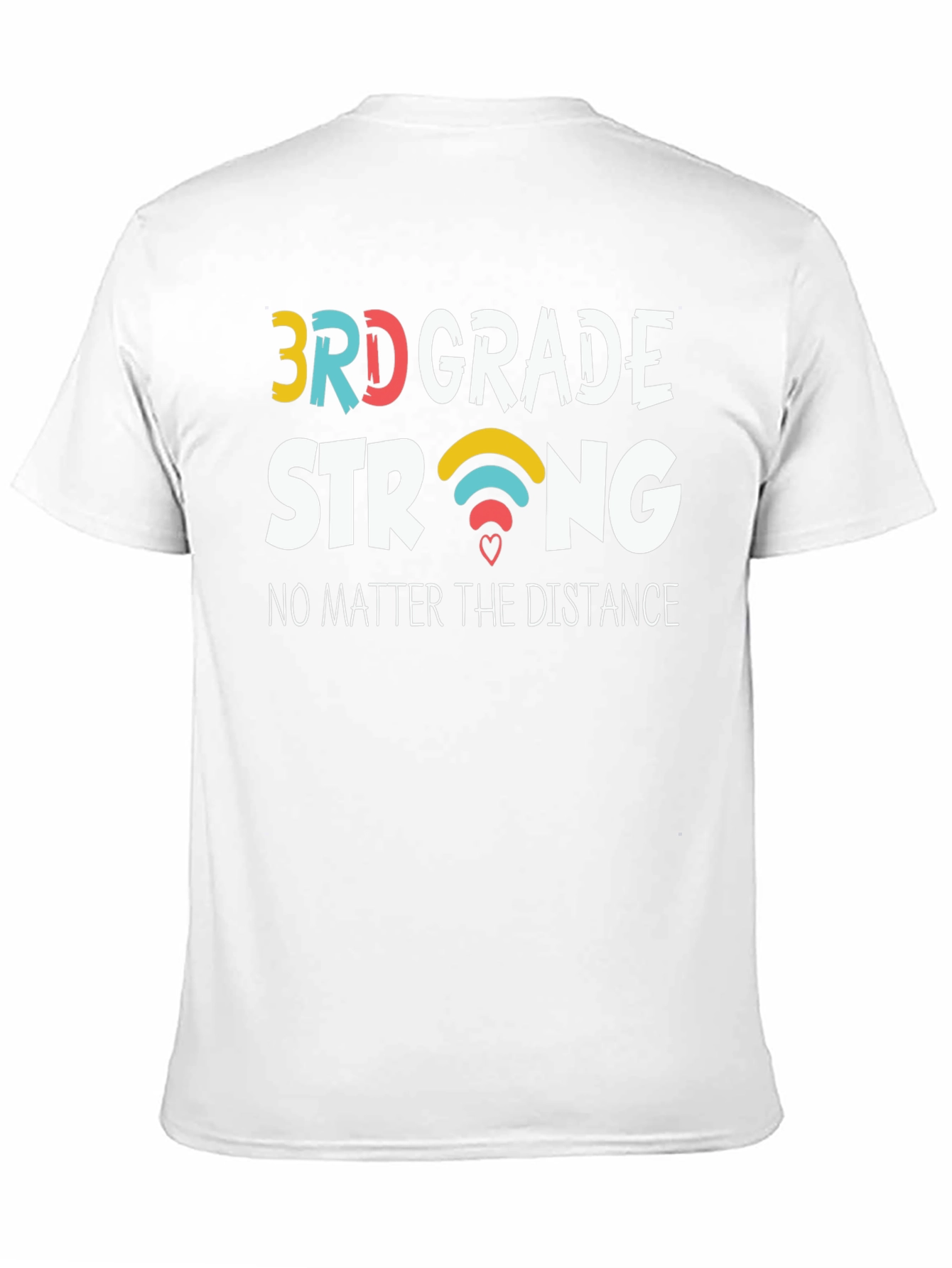 Camiseta 3er Grado Fuerte para estudiantes