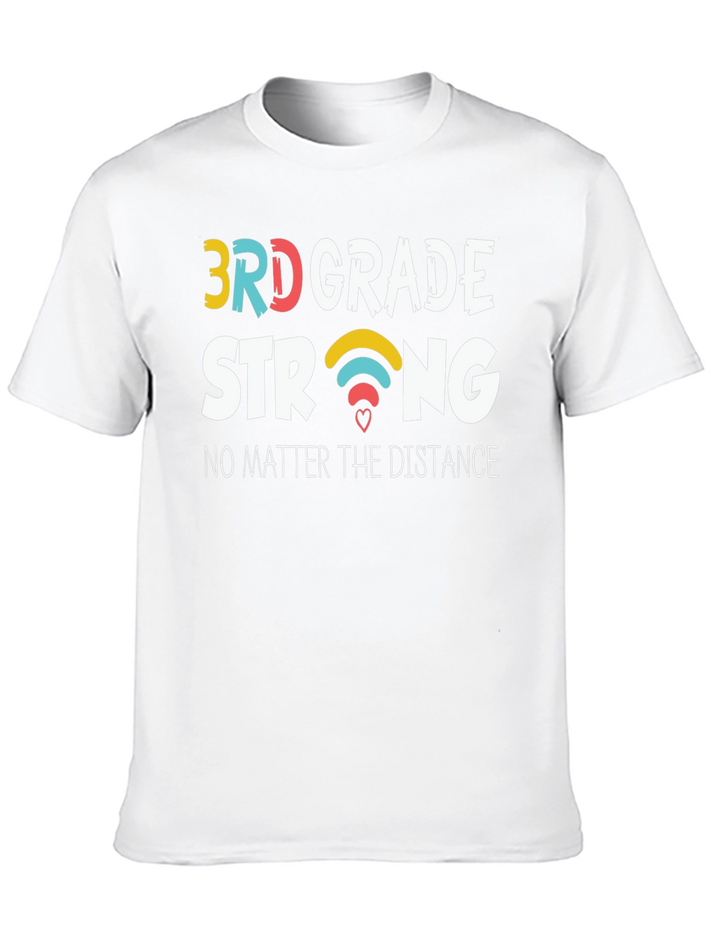 Camiseta 3er Grado Fuerte para estudiantes