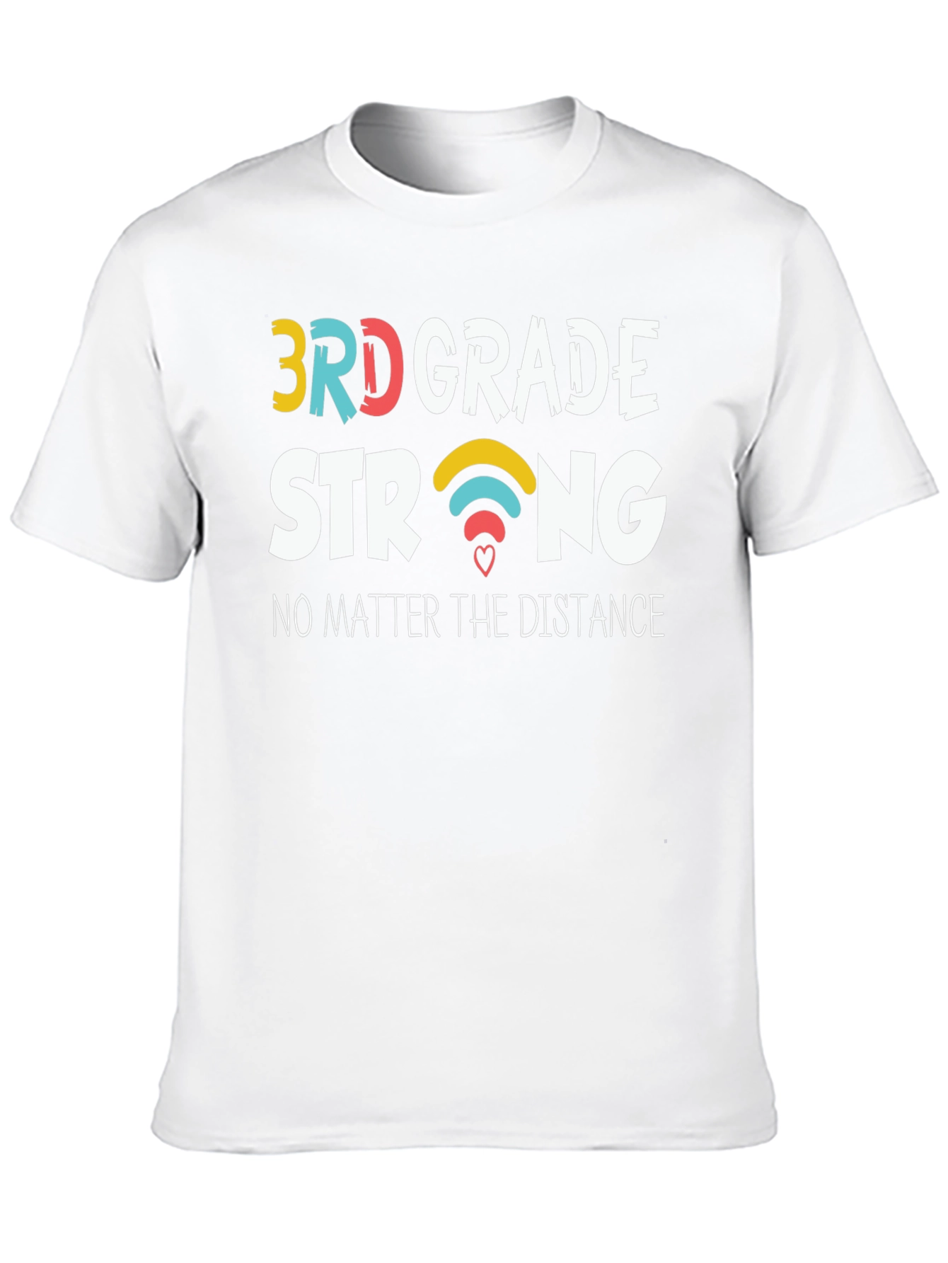 Camiseta 3er Grado Fuerte para estudiantes