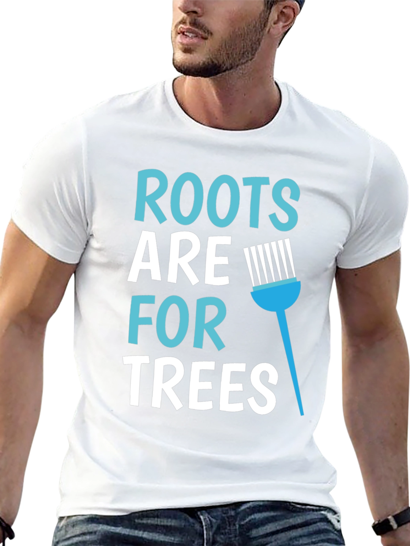 Camiseta Gráfica Roots Are For Trees - Diseño Único