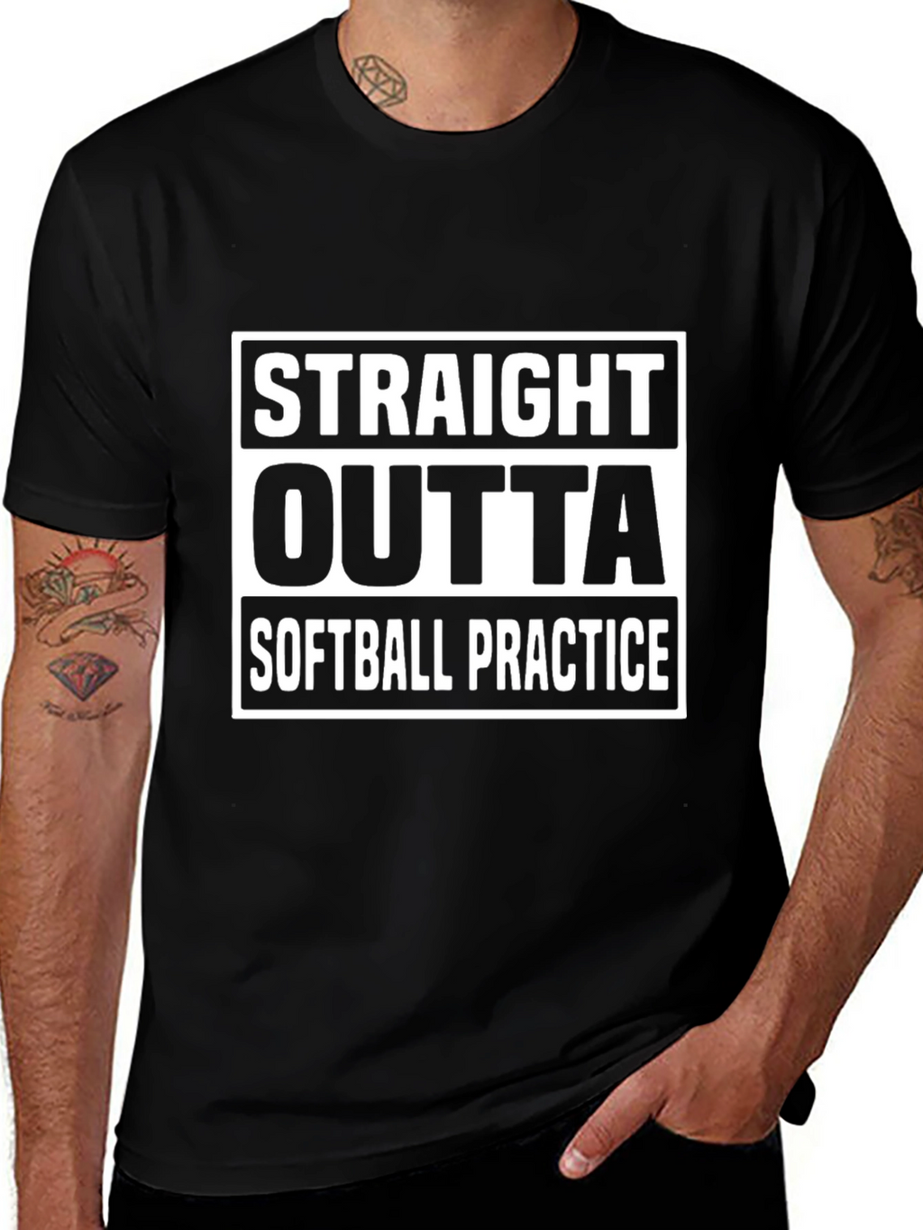 Camiseta Directo Desde el Entrenamiento de Softbol