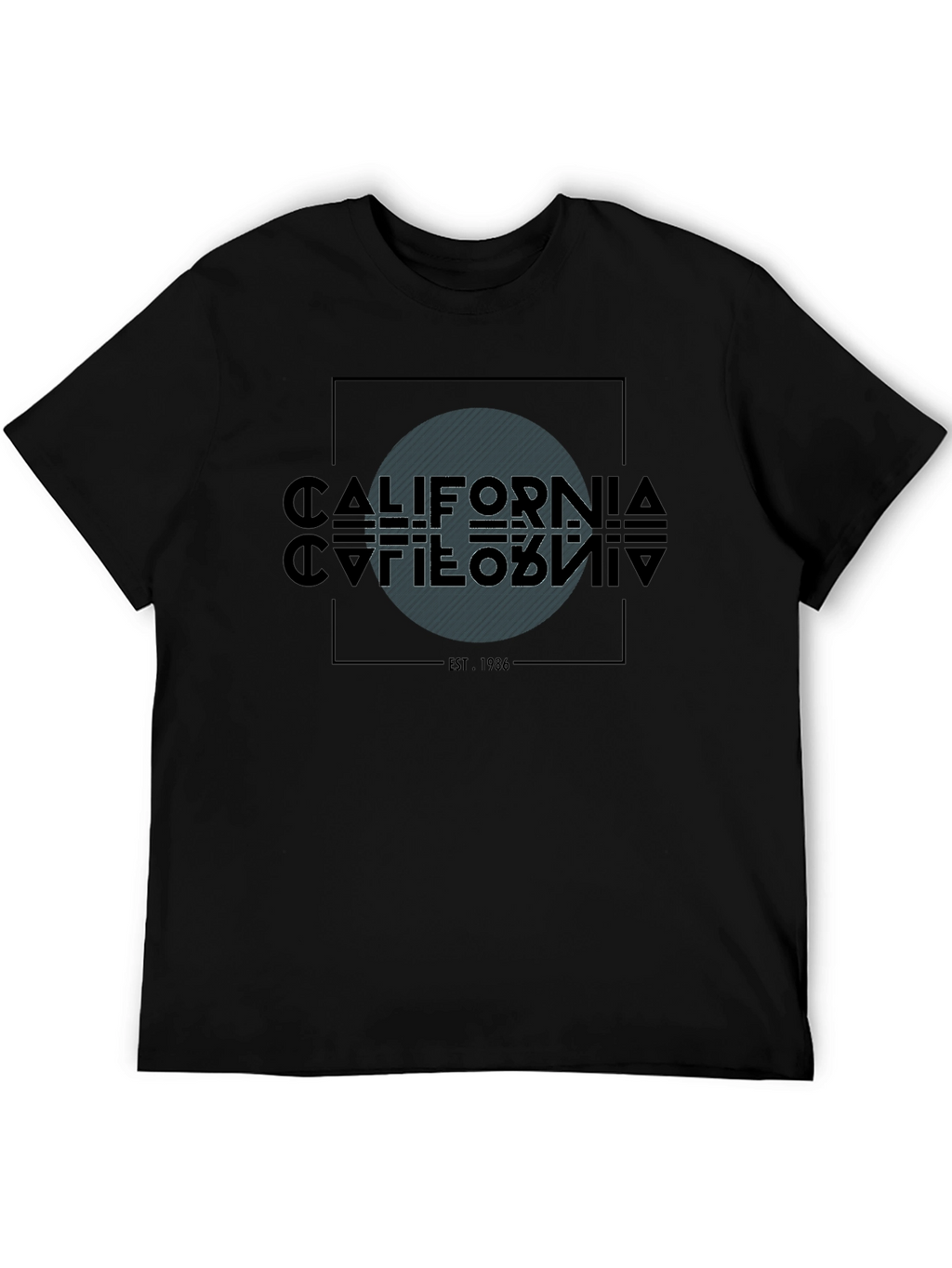 Camiseta Negra California Est. 1986