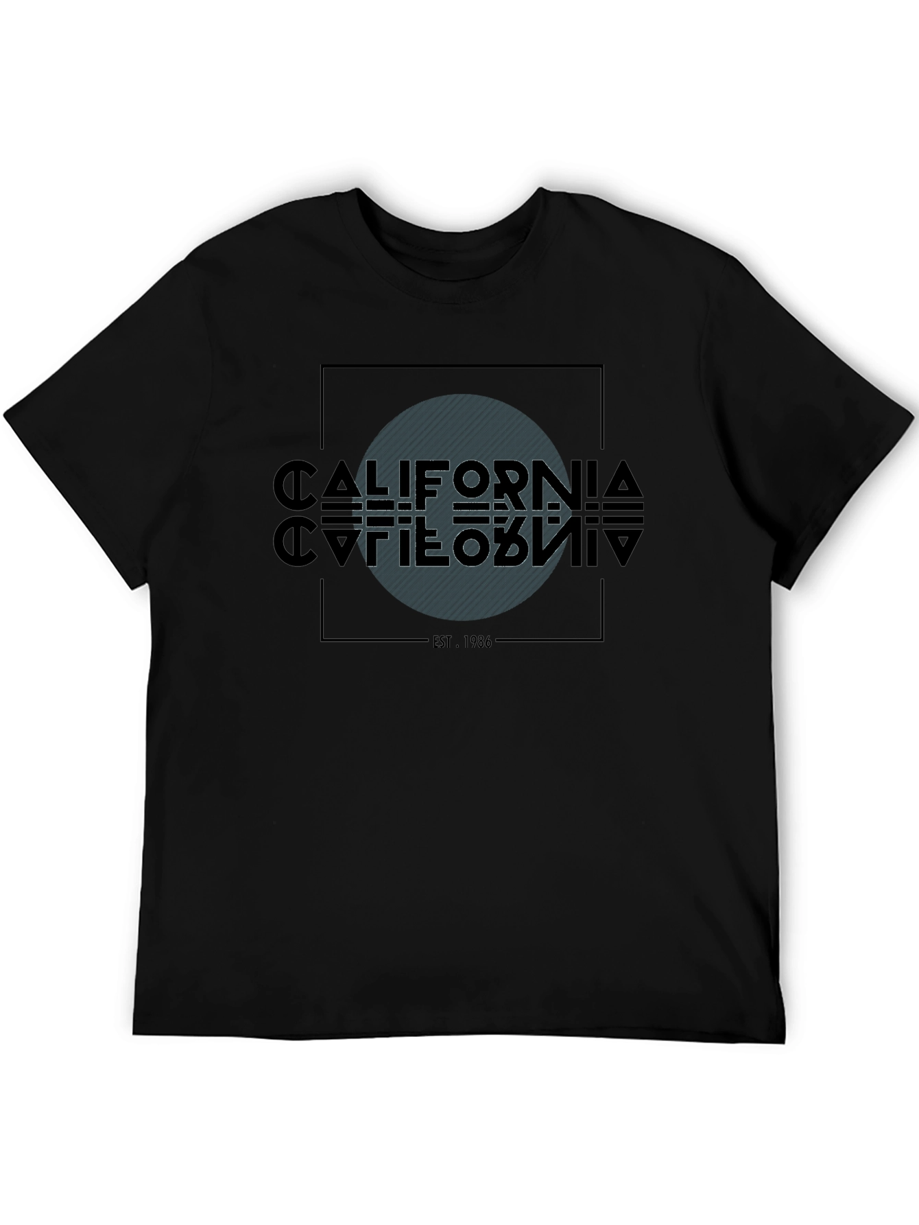 Camiseta Negra California Est. 1986