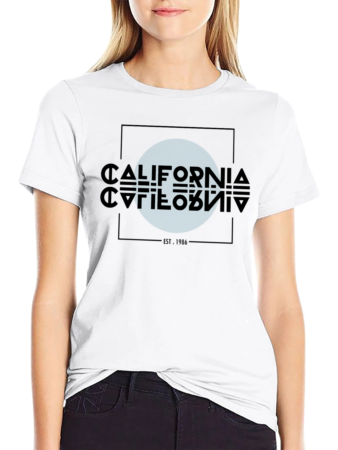 Camiseta Negra California Est. 1986