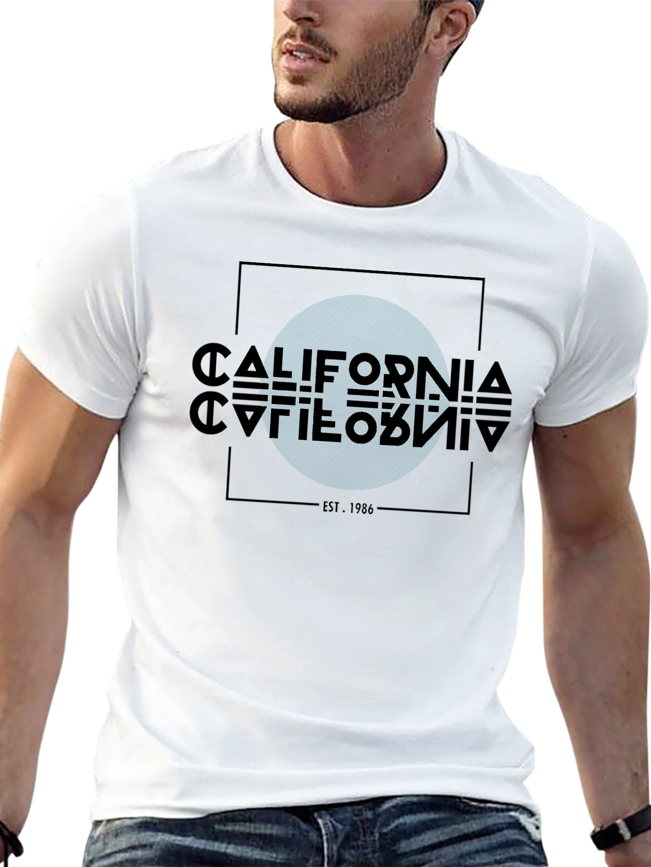 Camiseta Negra California Est. 1986