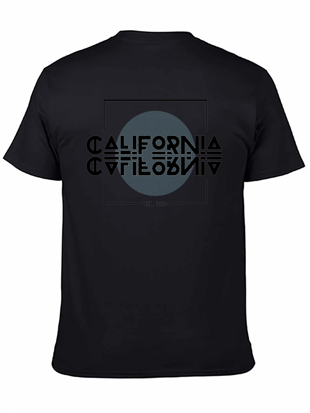 Camiseta Negra California Est. 1986