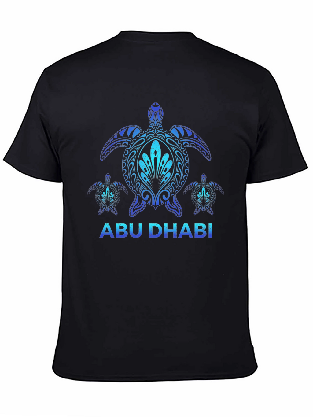 Camiseta Negra Abu Dhabi Tortugas