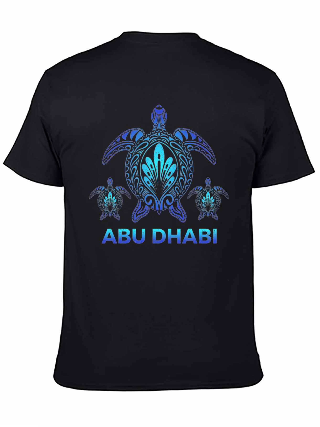 Camiseta Negra Abu Dhabi Tortugas