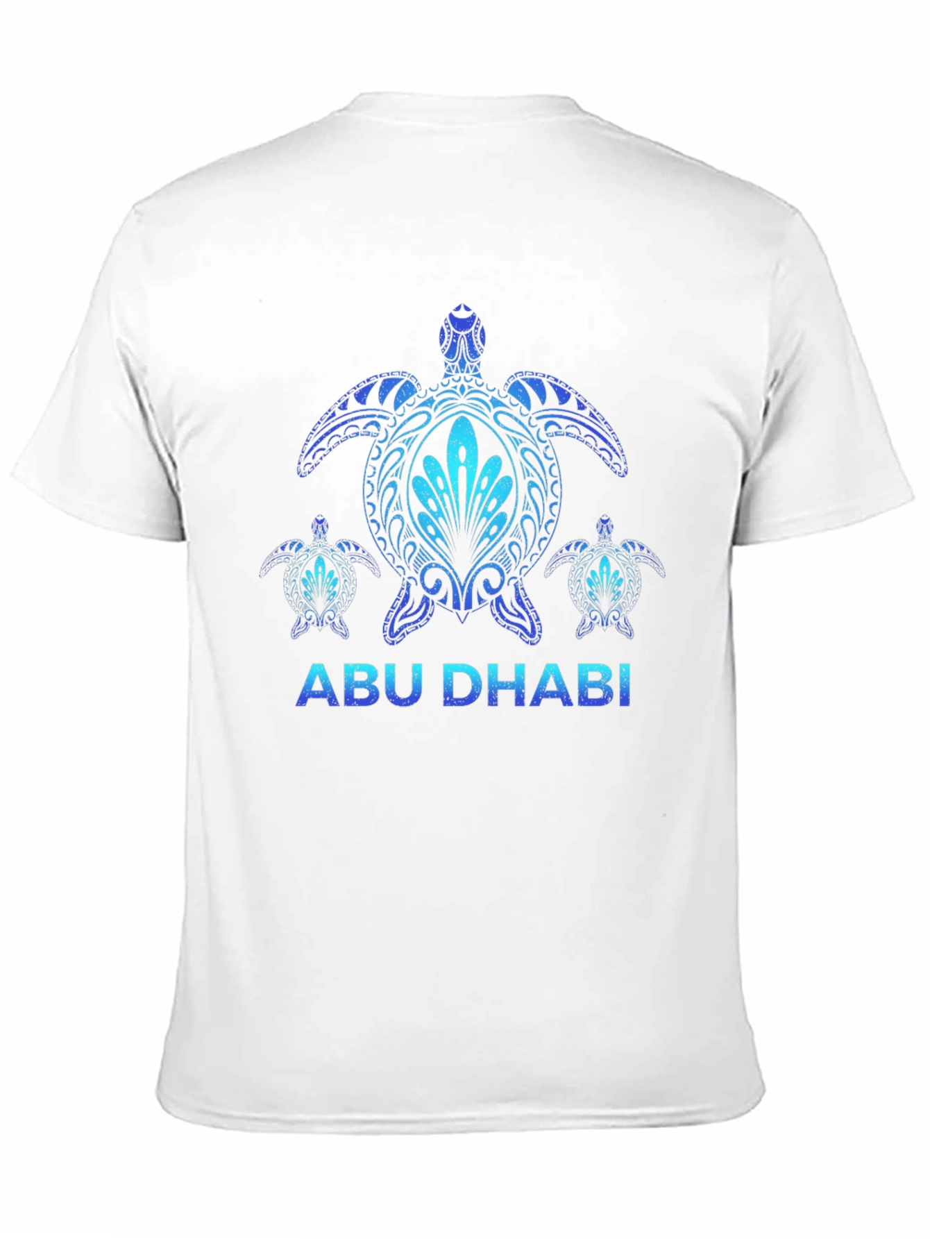 Camiseta Negra Abu Dhabi Tortugas