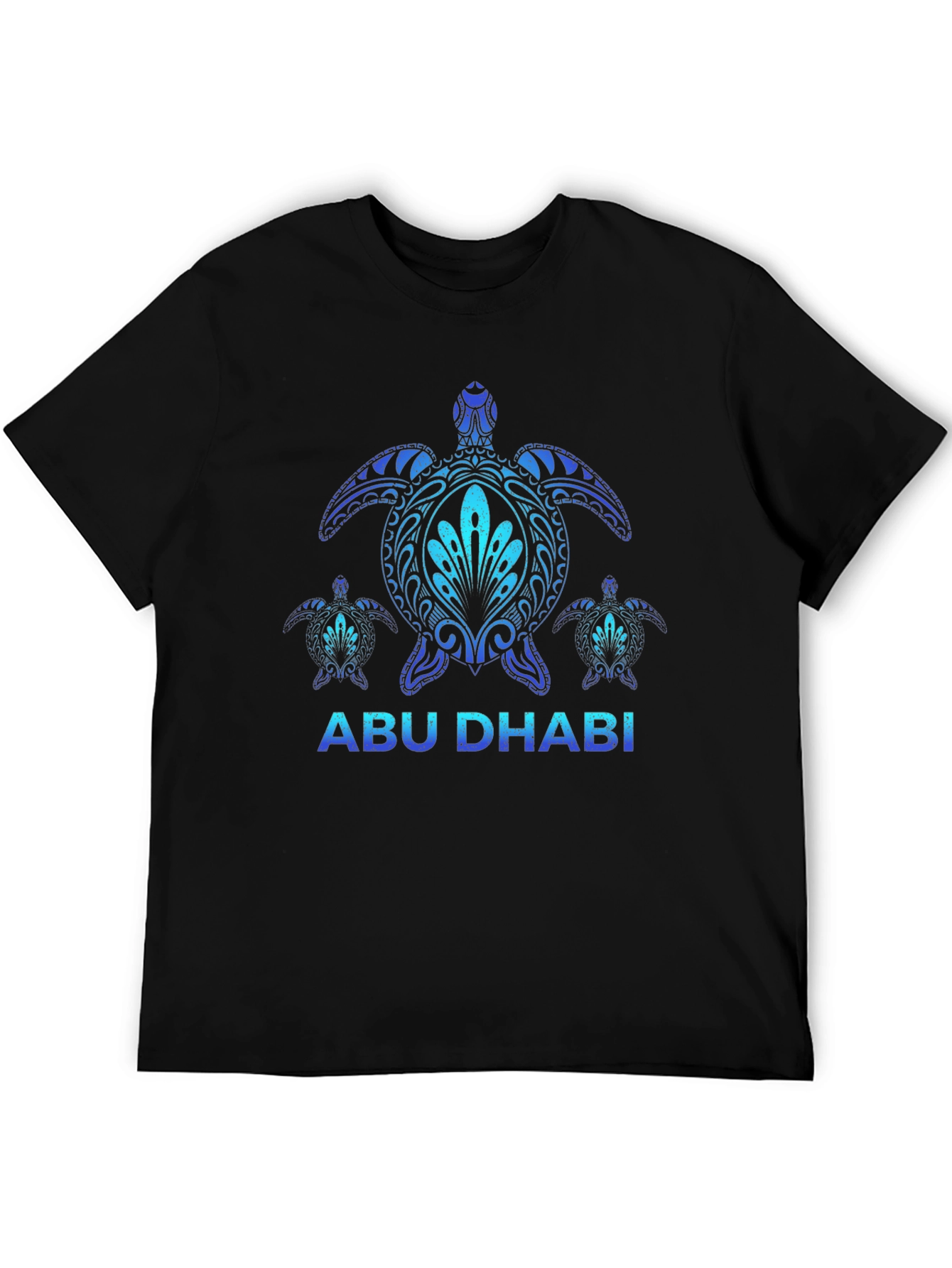 Camiseta Negra Abu Dhabi Tortugas