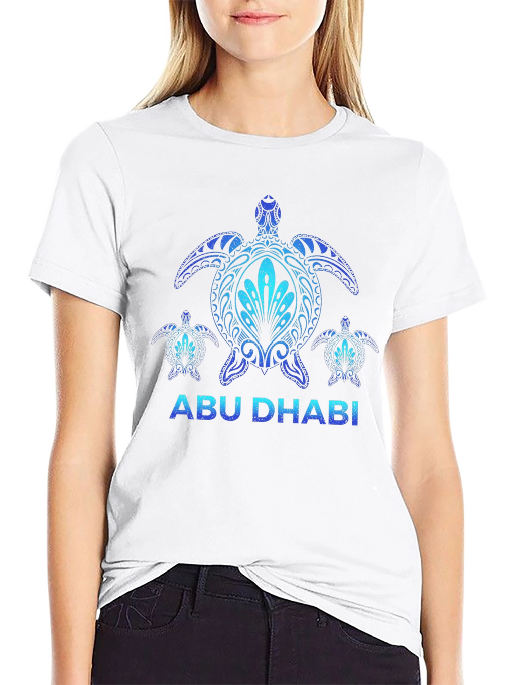 Camiseta Negra Abu Dhabi Tortugas