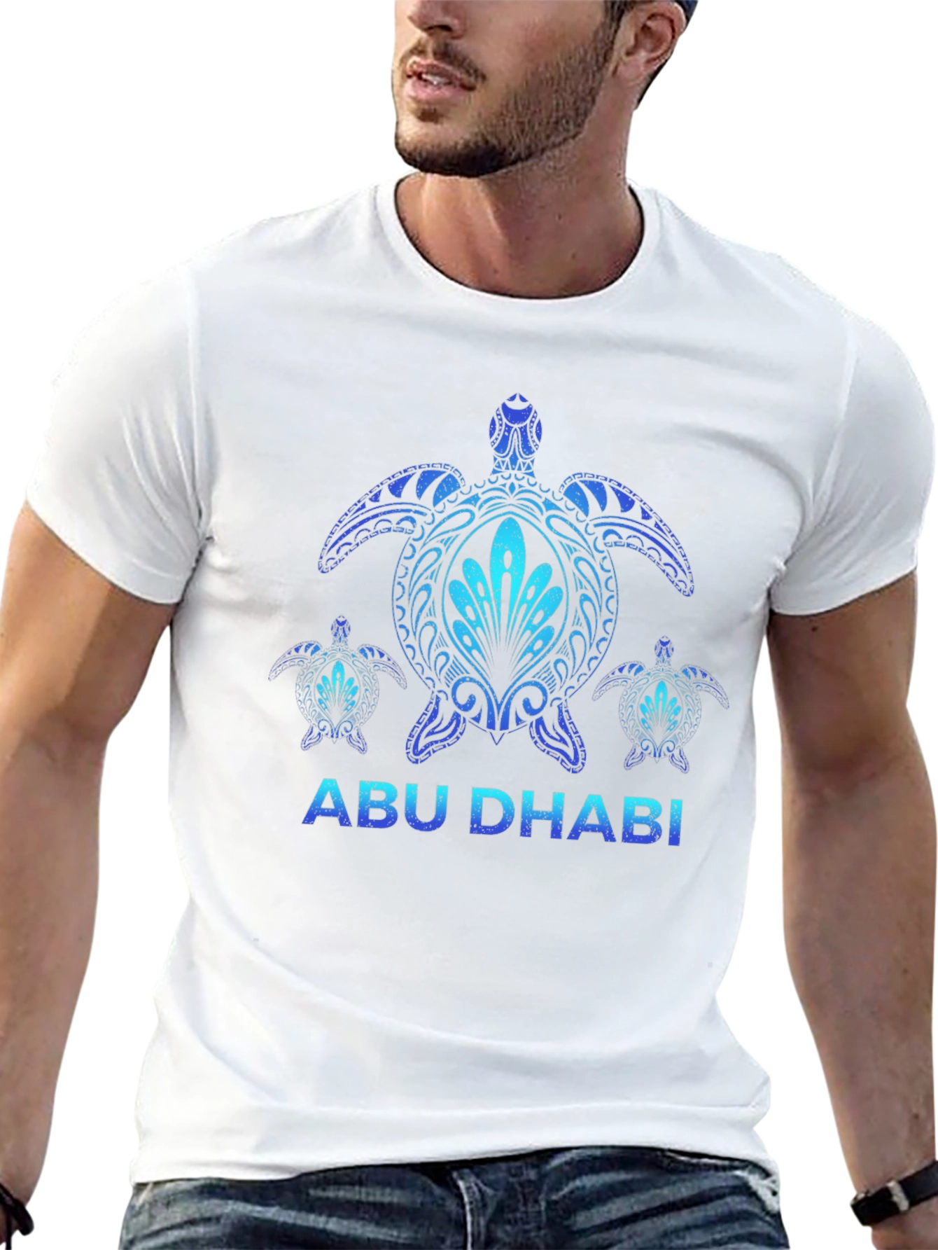 Camiseta Negra Abu Dhabi Tortugas