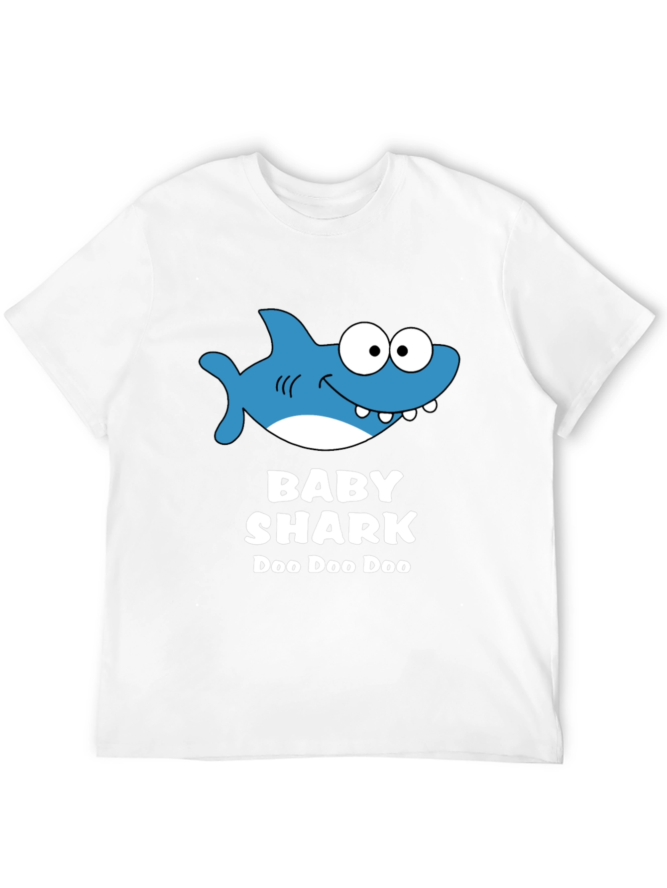 Camiseta Baby Shark Doo Doo Doo Negra para Adulto
