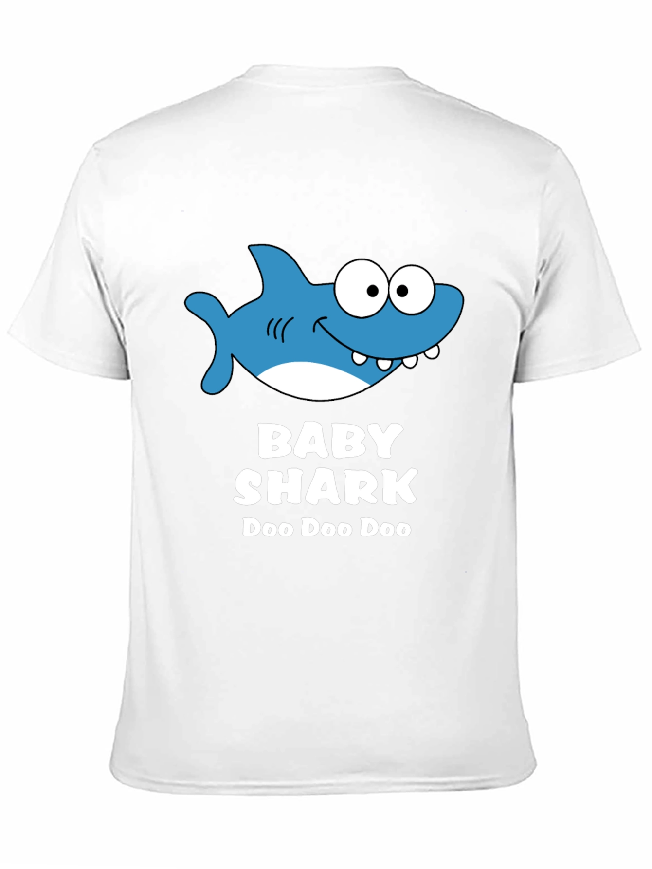 Camiseta Baby Shark Doo Doo Doo Negra para Adulto