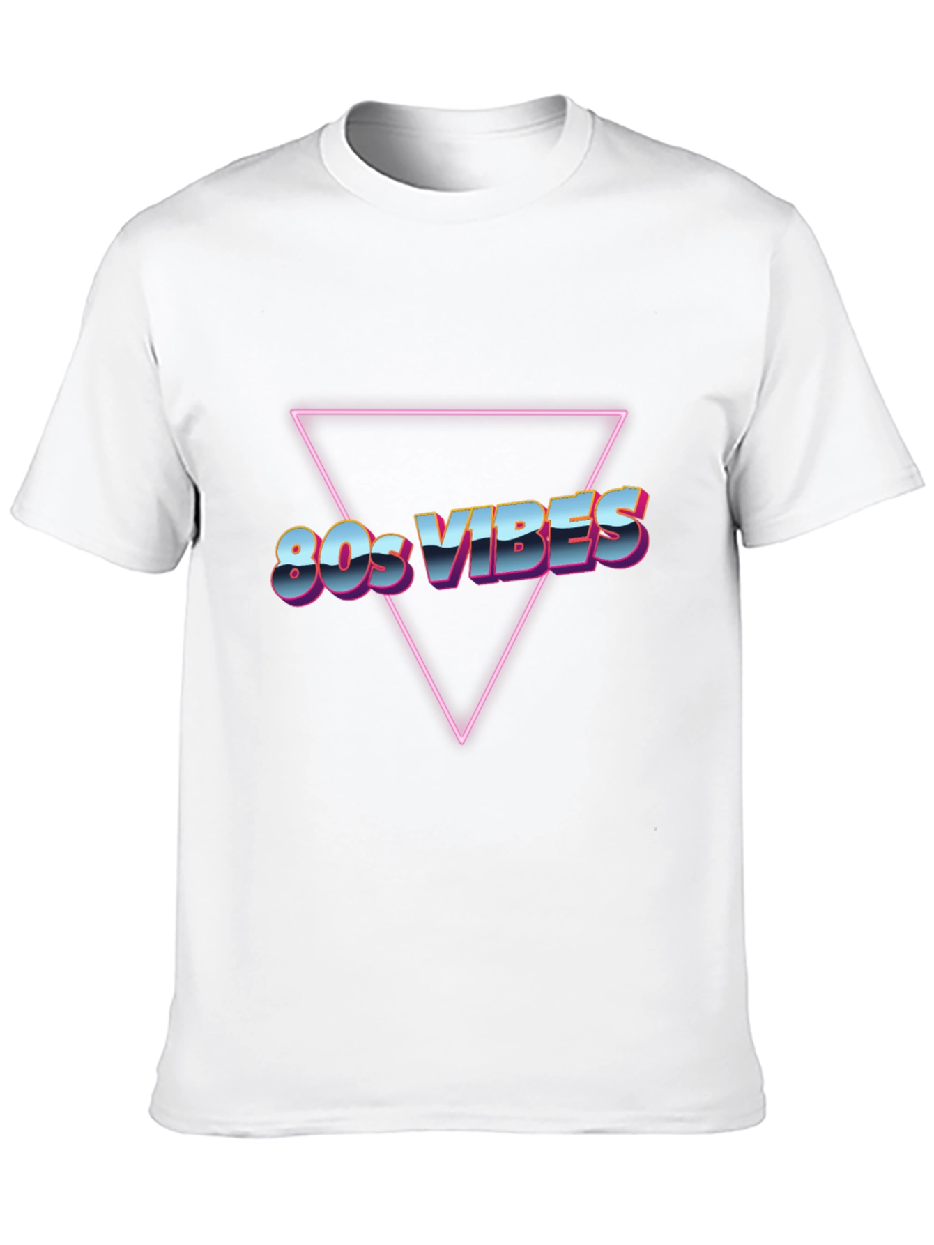 Camiseta Negra 80s Vibes Retro