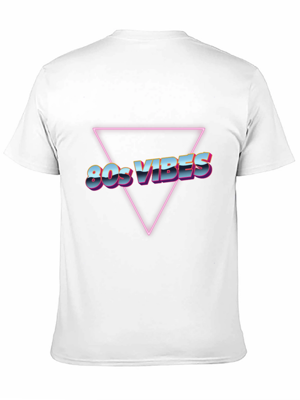 Camiseta Negra 80s Vibes Retro