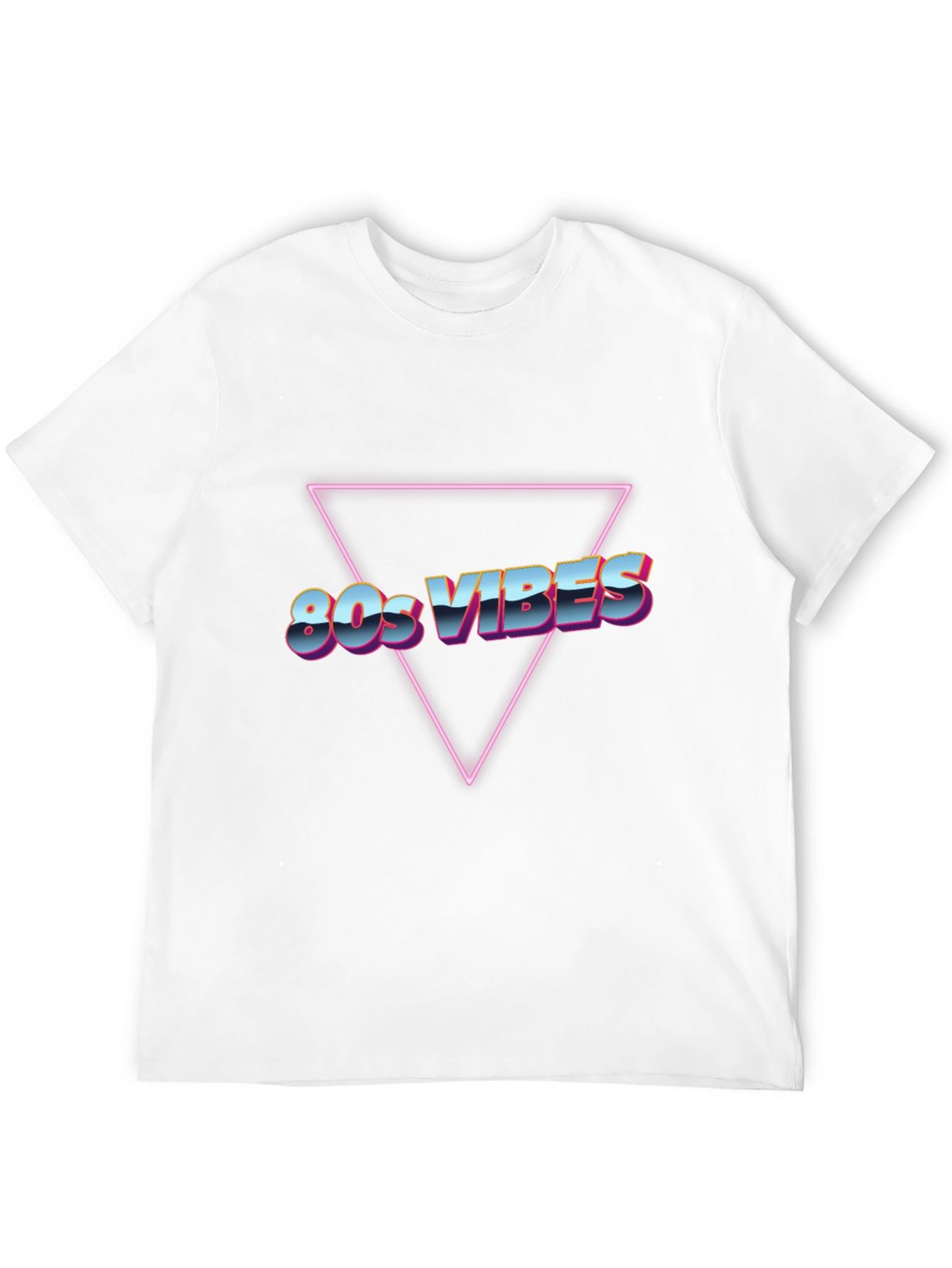 Camiseta Negra 80s Vibes Retro