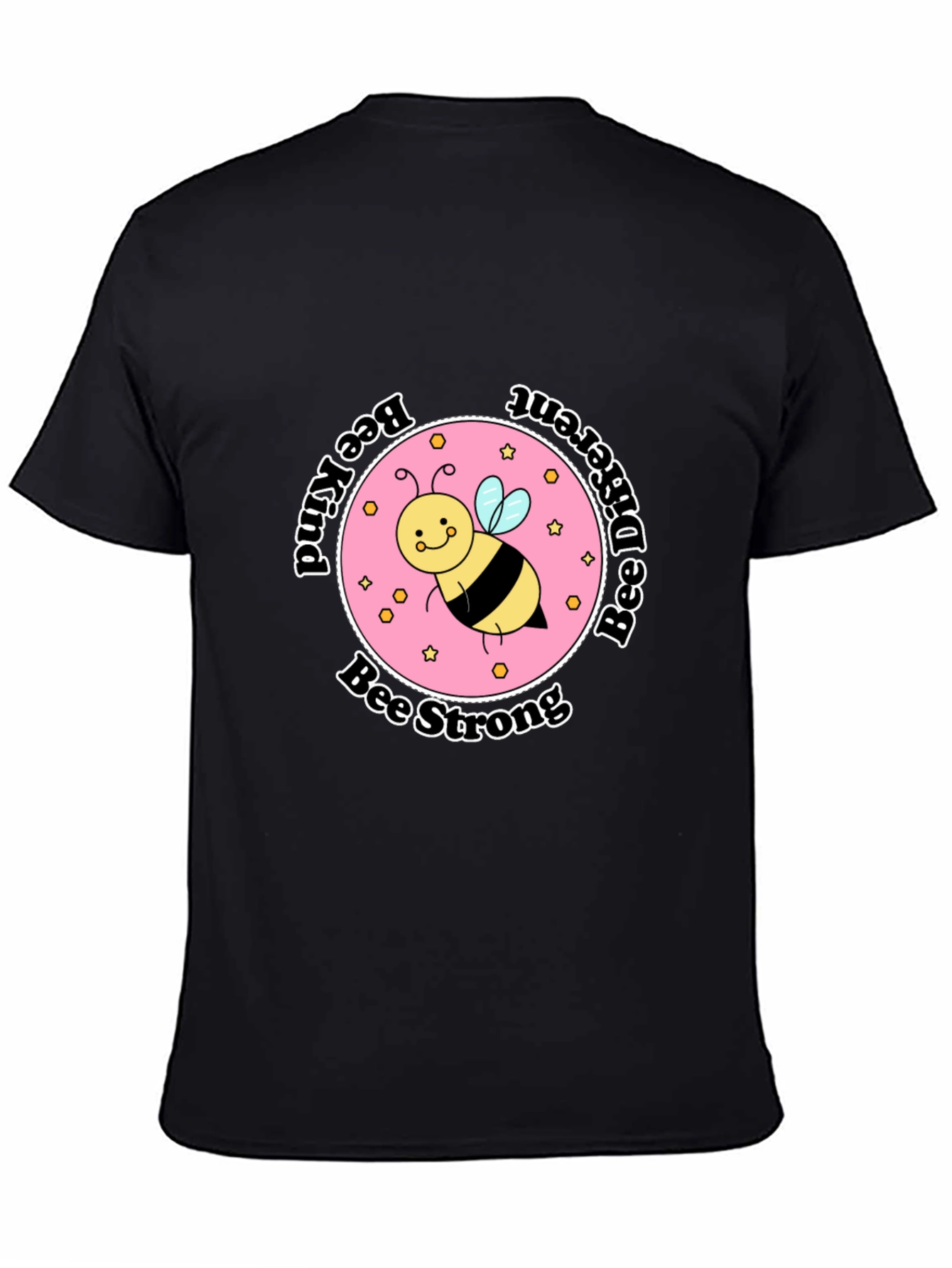 Camiseta Negra Bee Inspiradora