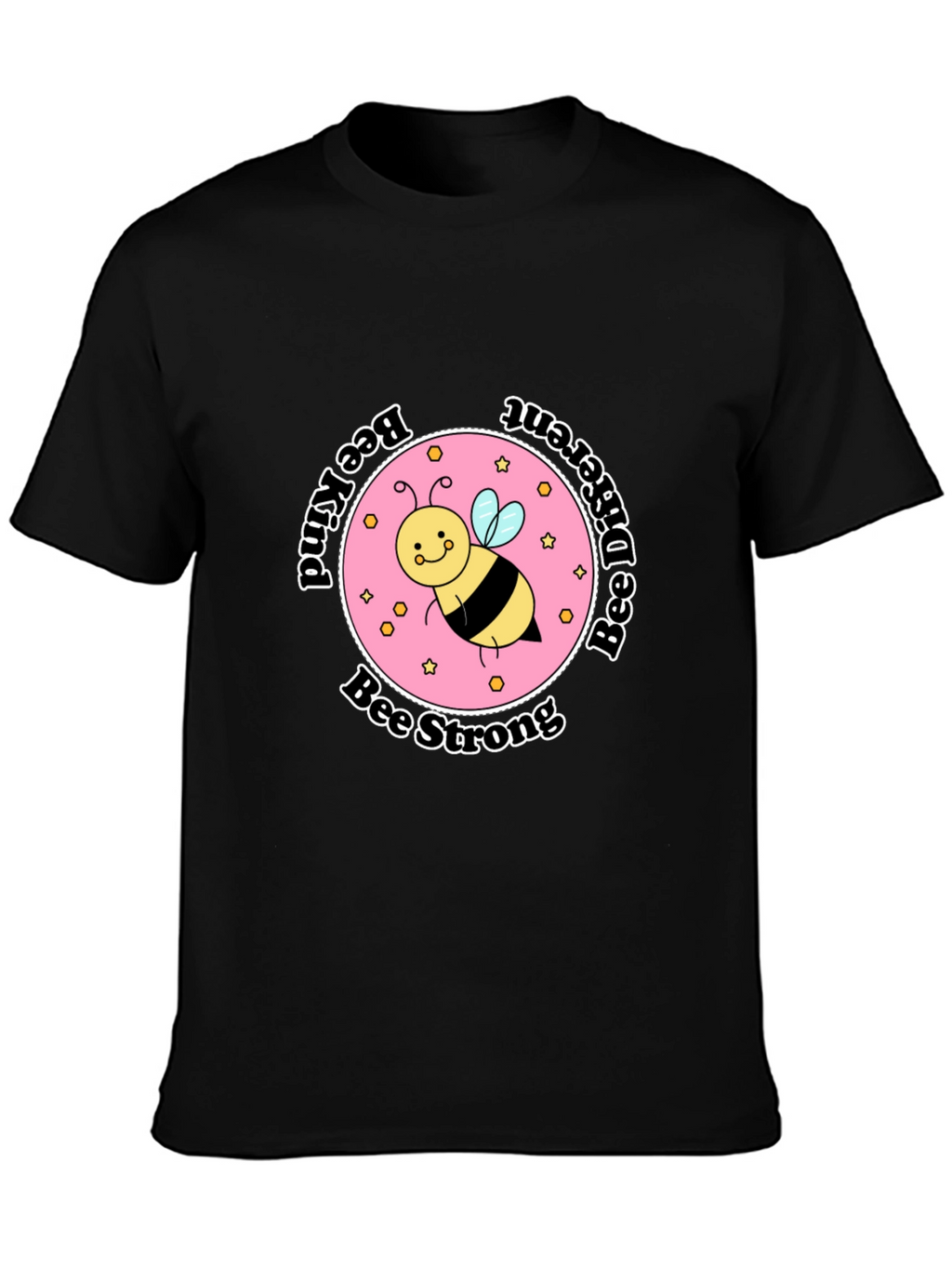 Camiseta Negra Bee Inspiradora