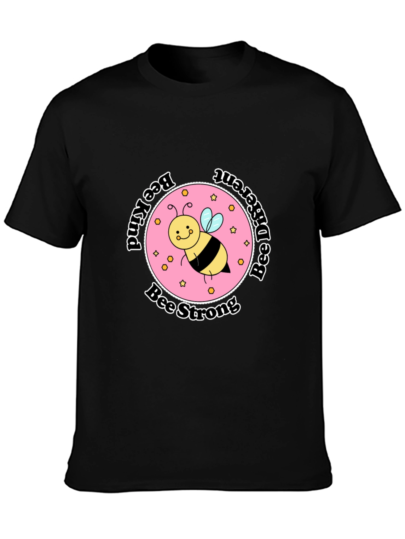 Camiseta Negra Bee Inspiradora